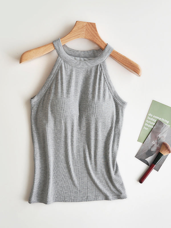 All-In-One Neck Strap Tank Top