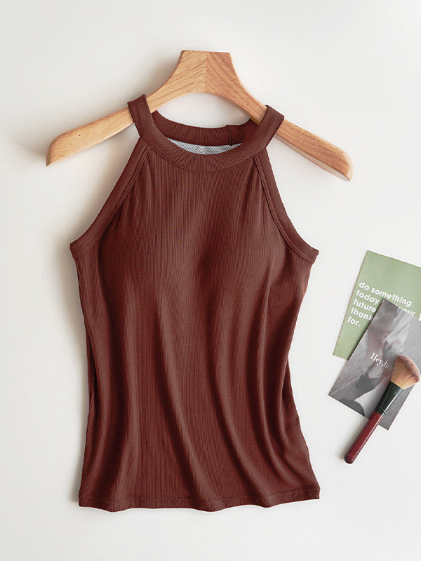 All-In-One Neck Strap Tank Top