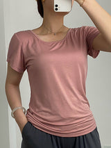 Modal Built-In Pads Short Sleeve