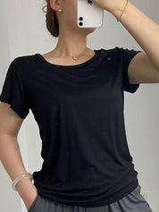 Modal Built-In Pads Short Sleeve