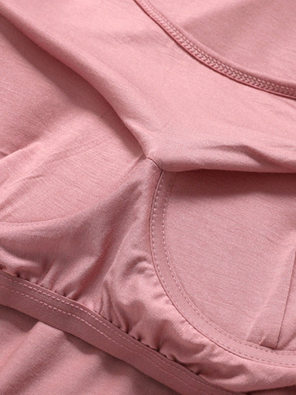 Modal Built-In Pads Short Sleeve