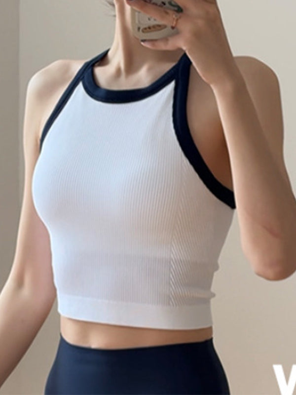 One-Piece Two-Tone Tank Top