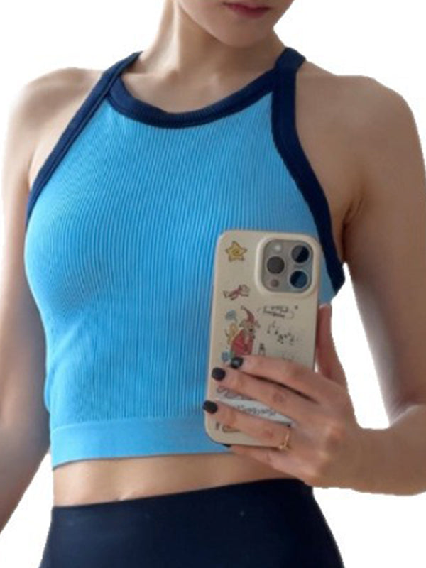 One-Piece Two-Tone Tank Top
