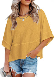 Women's Casual Crewneck Half Sleeve T-Shirts