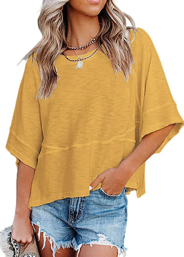 Women's Casual Crewneck Half Sleeve T-Shirts