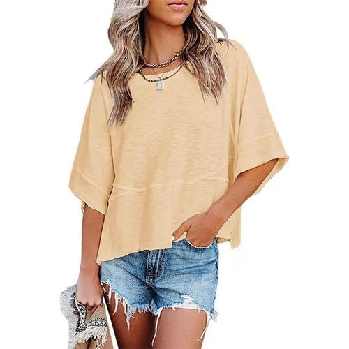 Women's Casual Crewneck Half Sleeve T-Shirts
