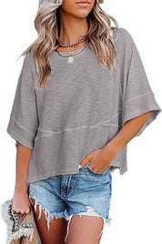 Women's Casual Crewneck Half Sleeve T-Shirts