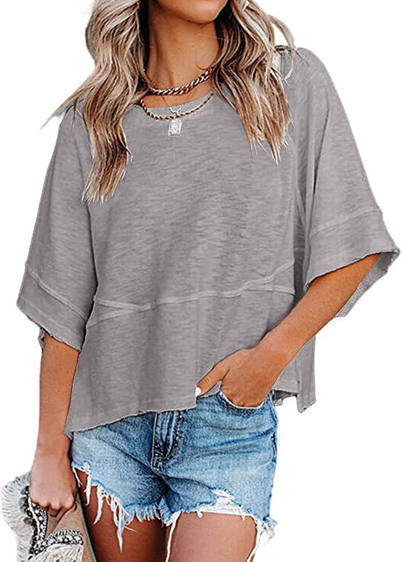 Women's Casual Crewneck Half Sleeve T-Shirts