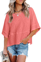 Women's Casual Crewneck Half Sleeve T-Shirts