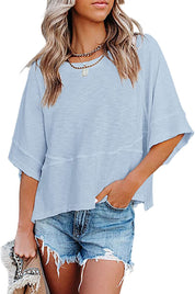 Women's Casual Crewneck Half Sleeve T-Shirts