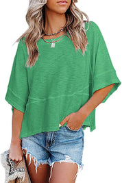 Women's Casual Crewneck Half Sleeve T-Shirts