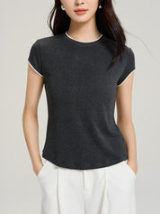 Wool Short-Sleeve Shirt