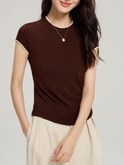 Wool Short-Sleeve Shirt