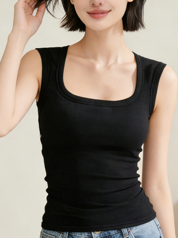 Padded Bra-Style Tank Top