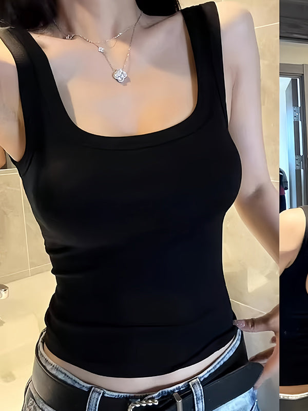 With padding Tank Top