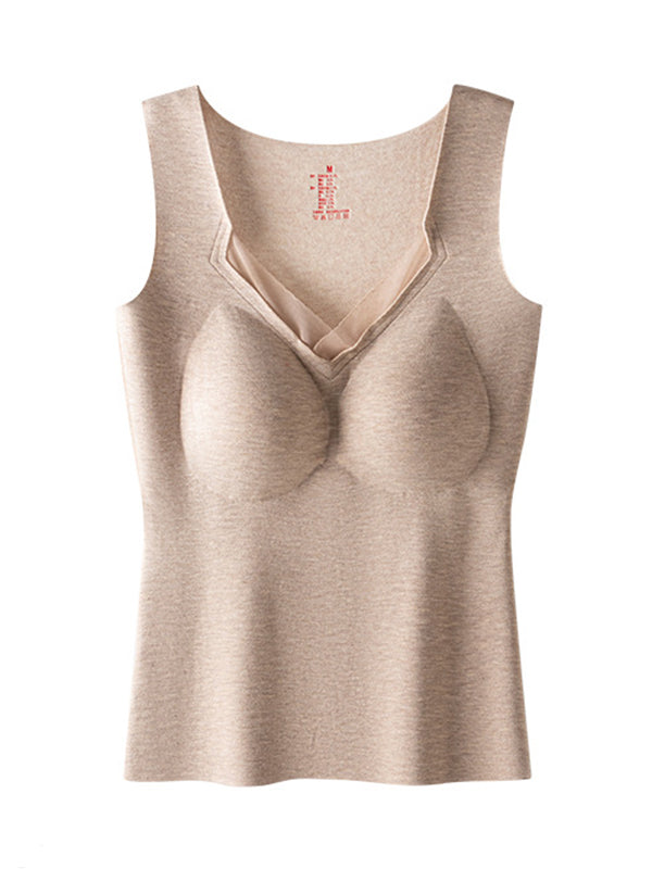 DeRong Heated Chest Pad Vest Tank Top