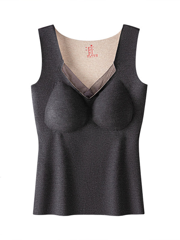 DeRong Heated Chest Pad Vest Tank Top