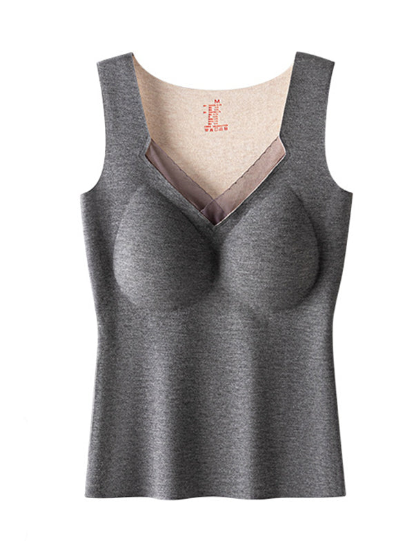 DeRong Heated Chest Pad Vest Tank Top