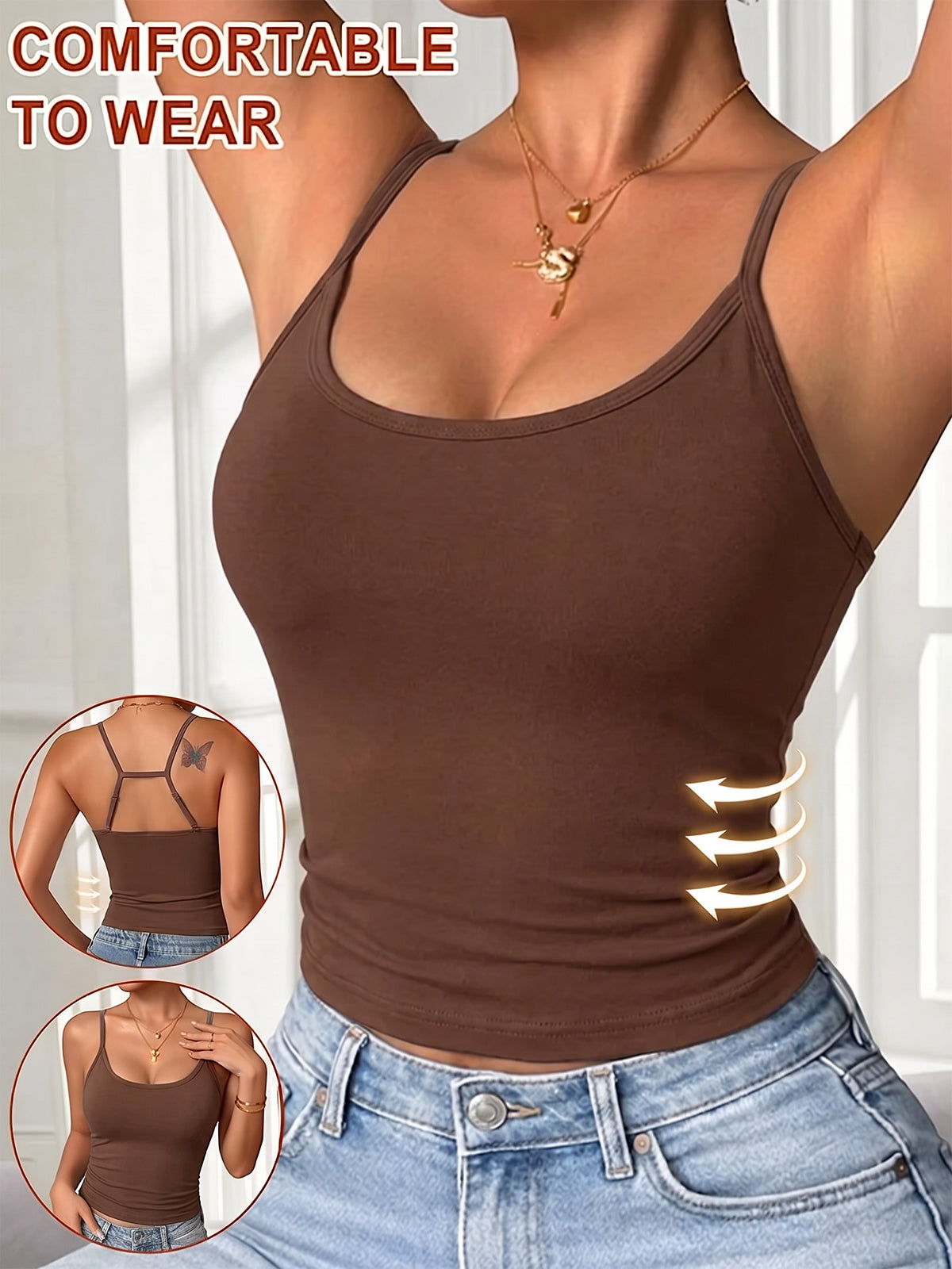 H-shaped Back Vest with Bra