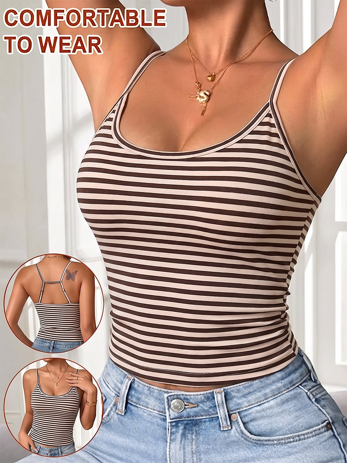 H-shaped Back Vest with Bra