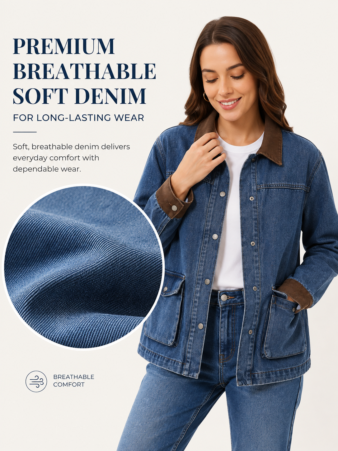 Premium Soft Breathable Denim