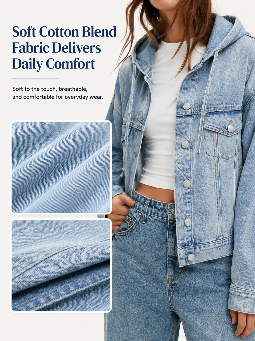 Soft Cotton Blend Fabric