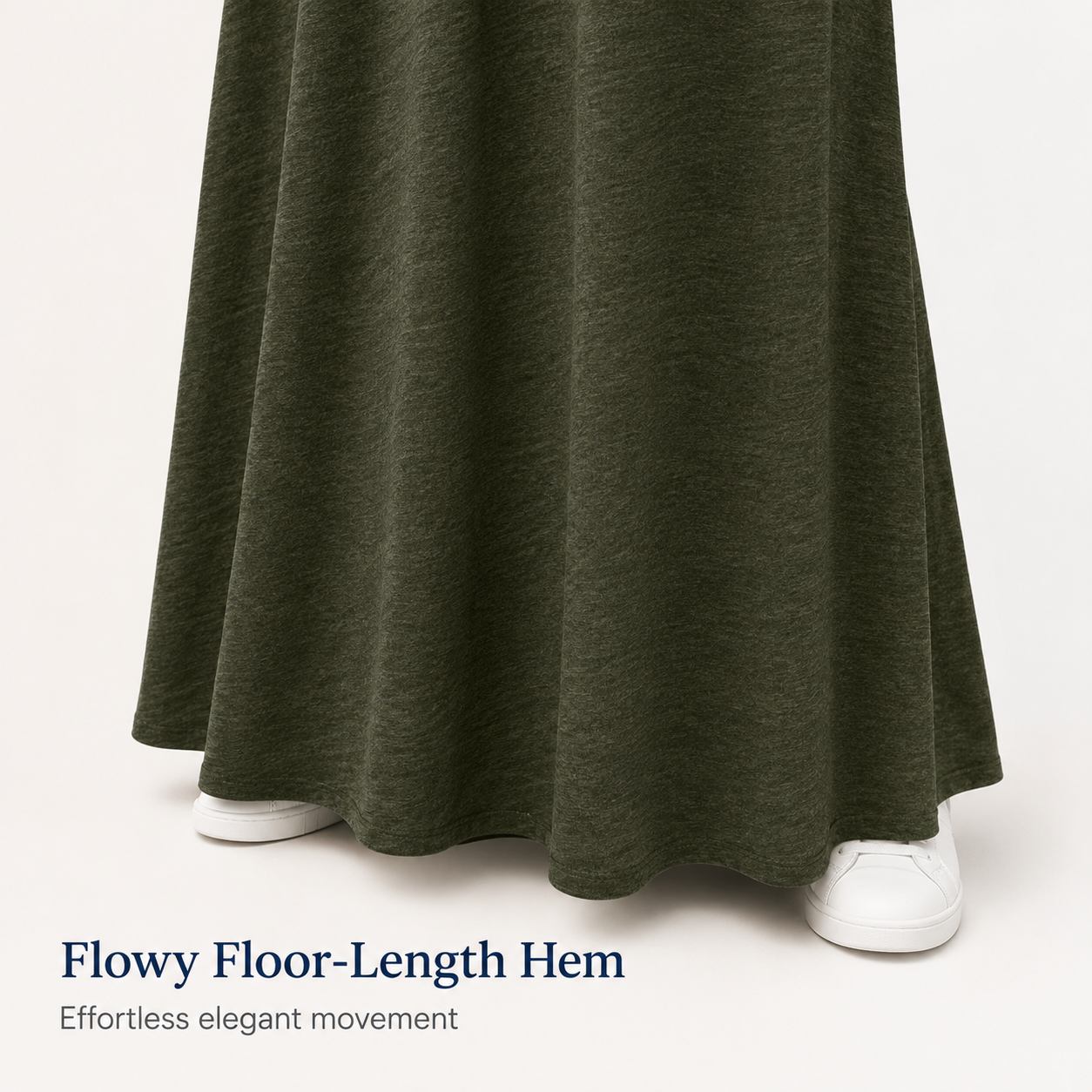 Flowy Floor-Length Hem