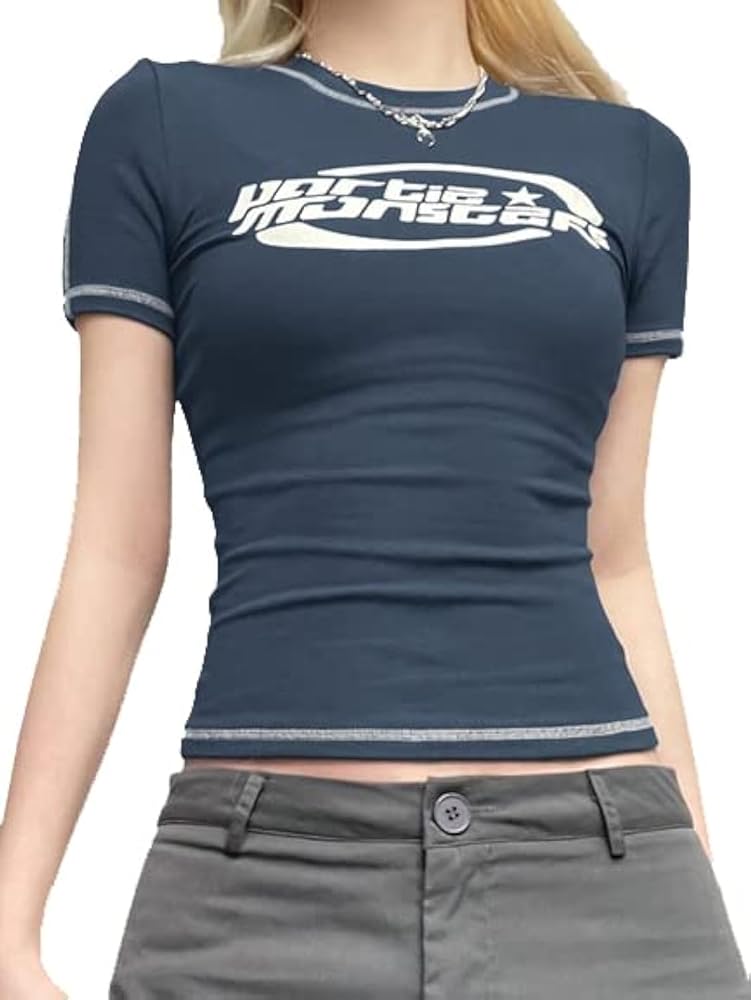 Y2K Short Sleeve Top