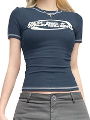 Y2K Short Sleeve Top