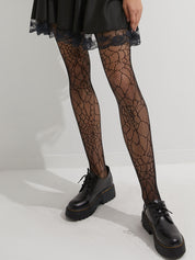 Mesh Spider Web Tights