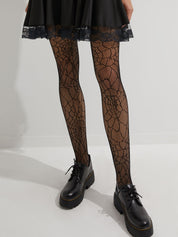 Mesh Spider Web Tights