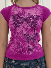 Vintage Butterfly Baby Tee