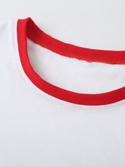 Baby Girl Short Sleeve Crop Top
