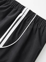 Piping Side Stripe Baggy Sweatpants