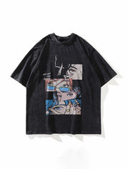 Men's Anime Graphic Short Sleeve Tee