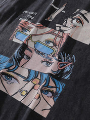 Men's Anime Graphic Short Sleeve Tee