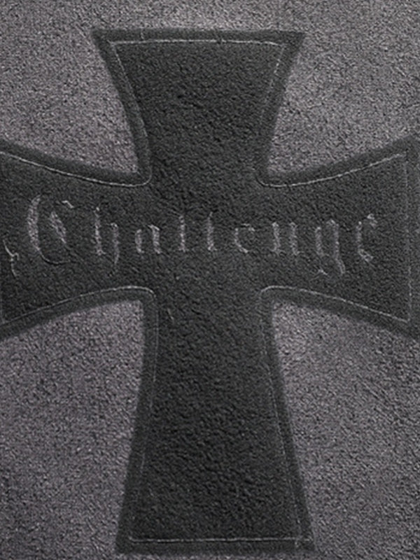 Men's Faux Suede Cross Graphic Tee