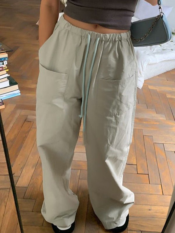 Y2K Baggy Parachute Cargo Pants