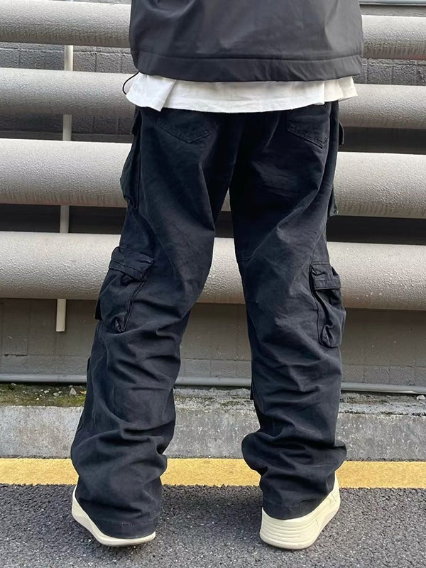 Men's Vintage Pocket Loose Cargo Pants