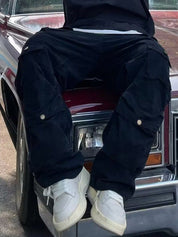 Men's Vintage Pocket Loose Cargo Pants