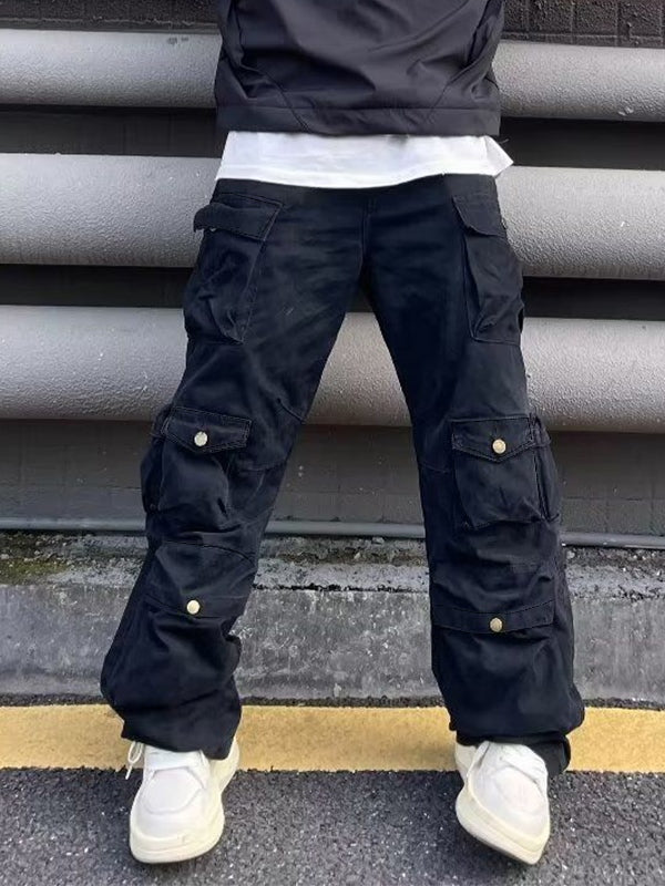 Men's Vintage Pocket Loose Cargo Pants