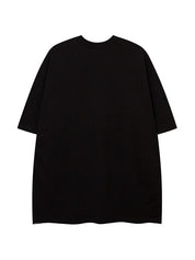 Men's Rhinestone Letter Short Sleeve Tee