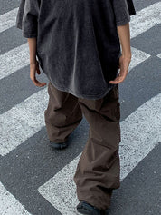 Men's Street Print Oversized Short Sleeve Tee