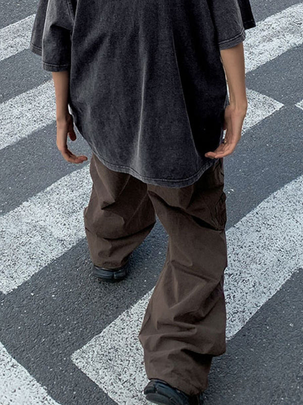 Men's Street Print Oversized Short Sleeve Tee