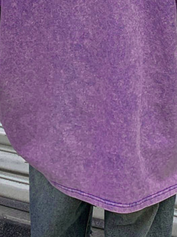 Men's Street Print Oversized Short Sleeve Tee