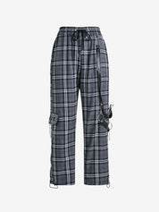 Vintage Check Cargo Pants