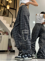Vintage Check Cargo Pants