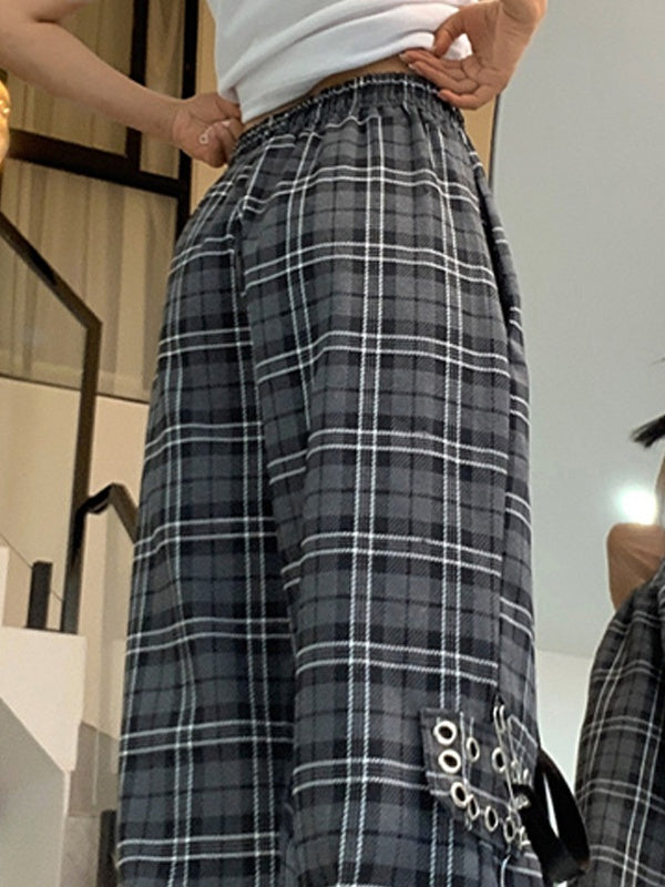 Vintage Check Cargo Pants