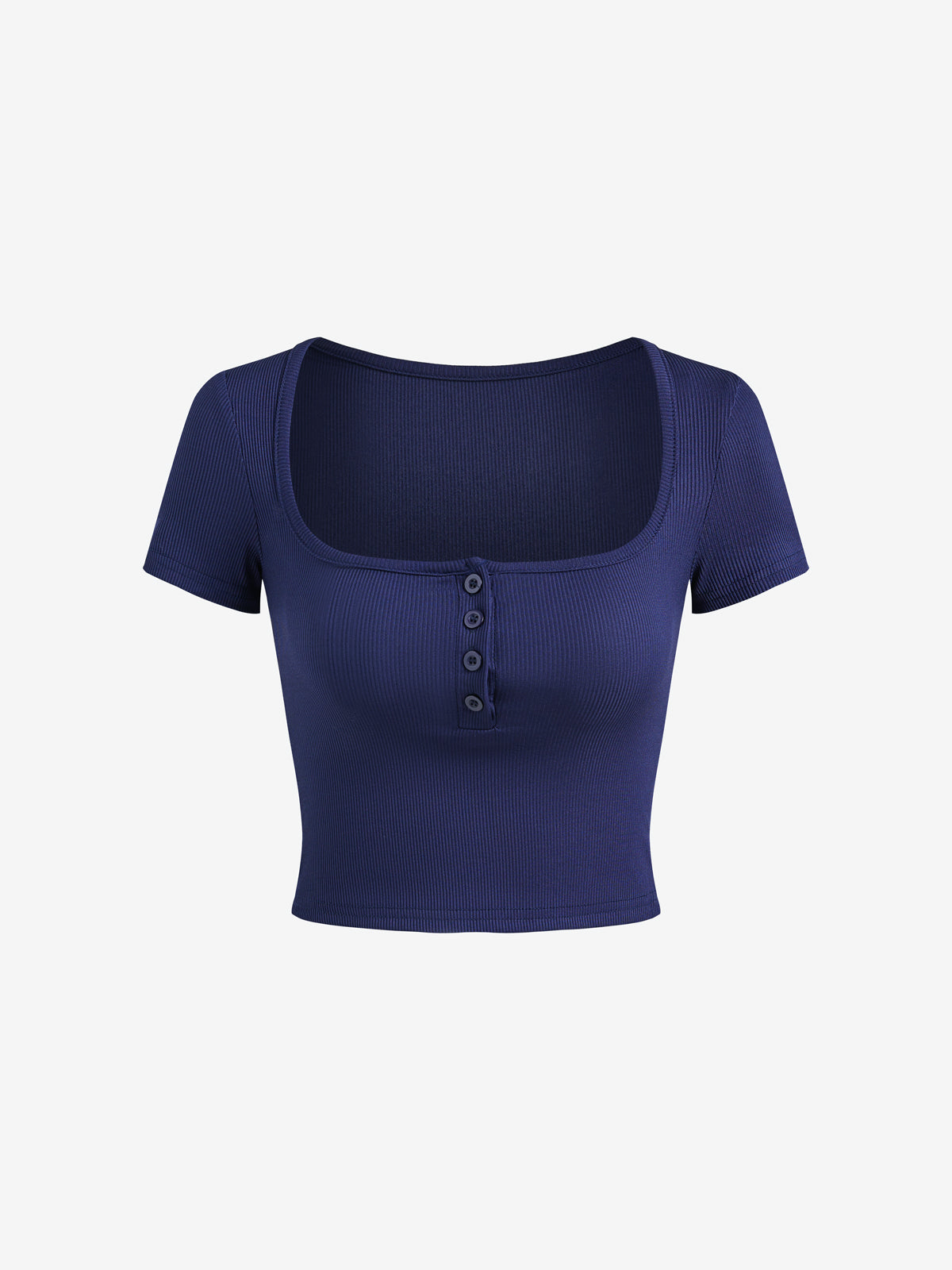Solid Color Short Sleeve Tee