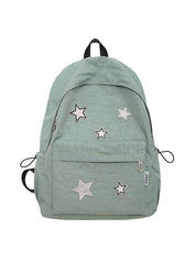 Contrasting Color Star Without Pendant Backpack
